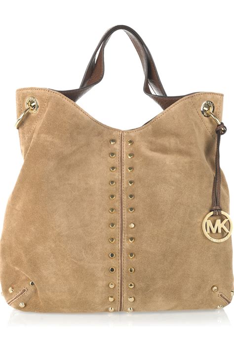 michael kors multifunction tote brown|brown suede Michael Kors handbags.